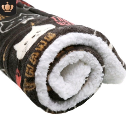 Cozy Pet Blanket – Soft, Cute & Comfy for Cats/Dogs