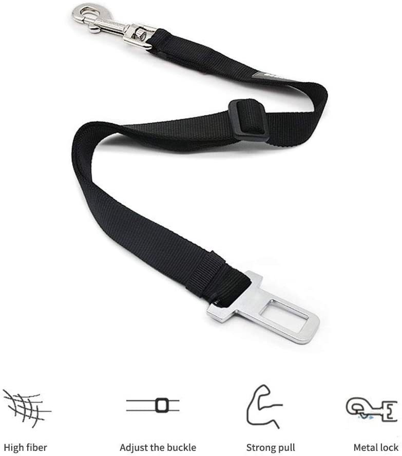 Dog Car Seat Belt – Safe, Adjustable, Travel-Ready