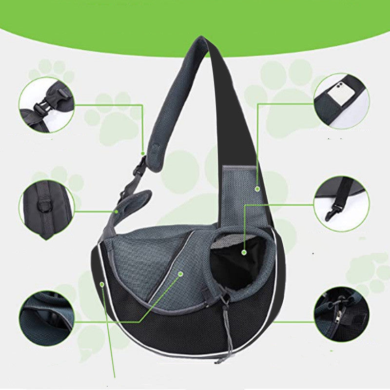 Hands-Free Pet Carrier Bag - Secure, Comfy & Fashionable