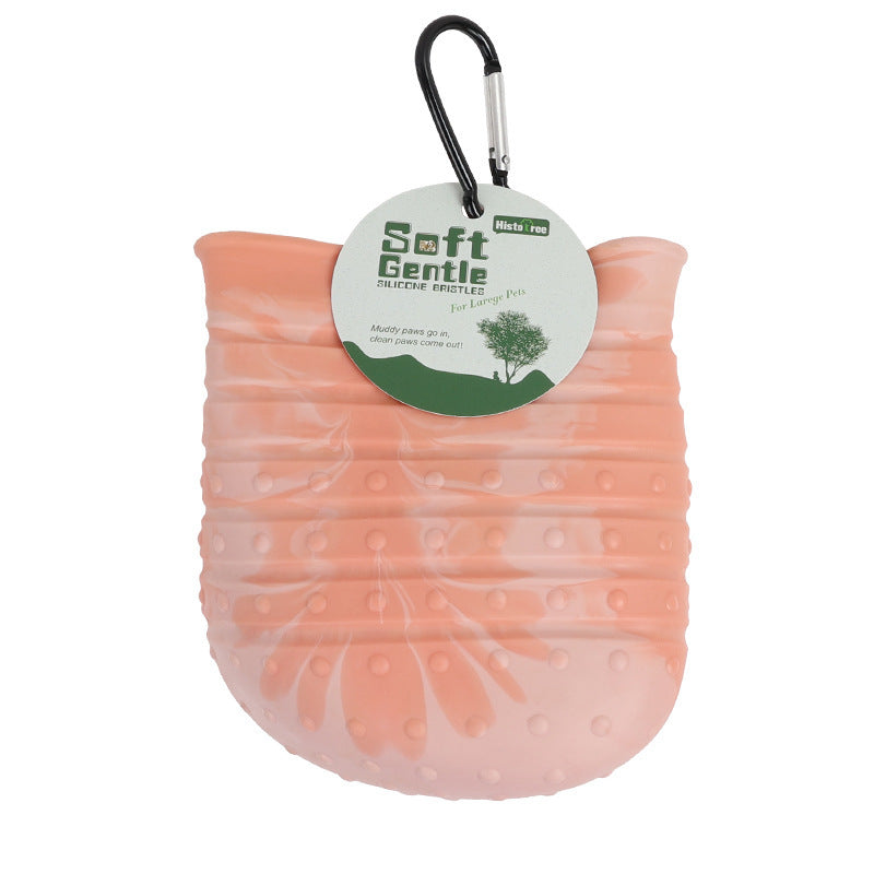2-in-1 Dog Paw Cleaner Cup – Brush & Washer Combo