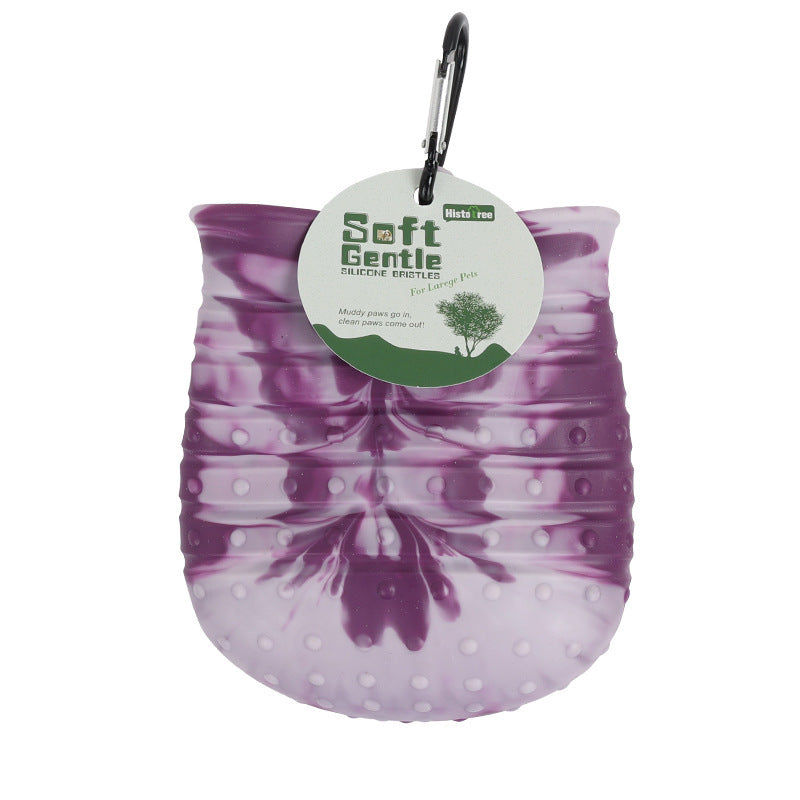 2-in-1 Dog Paw Cleaner Cup – Brush & Washer Combo