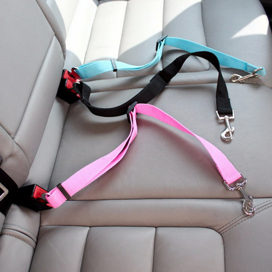 Dog Car Seat Belt – Safe, Adjustable, Travel-Ready
