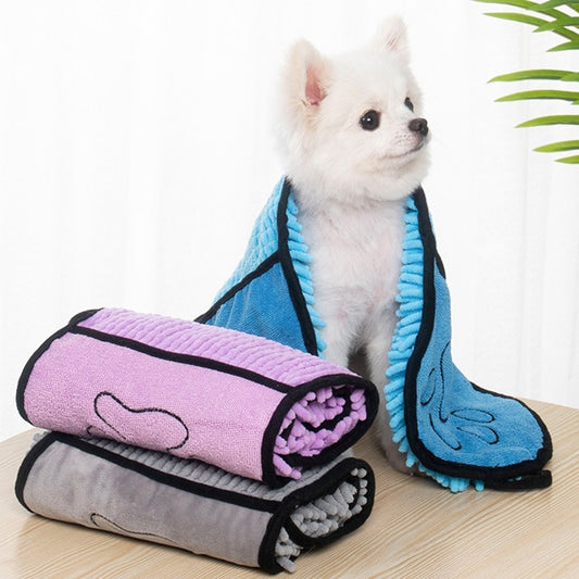 Quick-Dry Pet Bathrobe Towel – Super Absorbent & Comfy